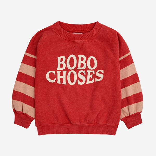 Bobo Logo Varsity Stripes Sweatshirt