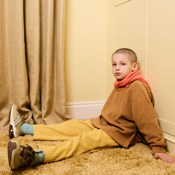 Riverson Cotton Teddy Sweatshirt (Brown)