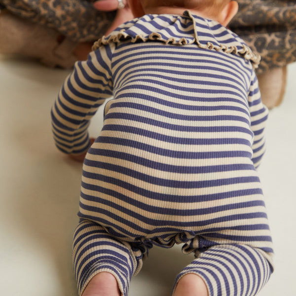 Milking It Ink Stripe Baby Onesie