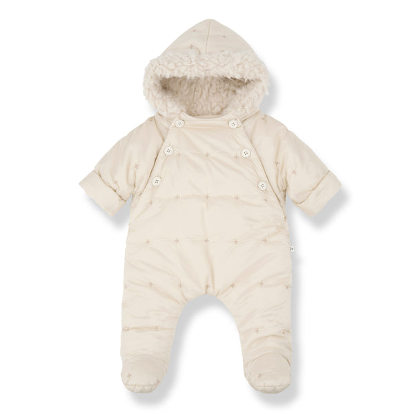 Cohen Quilted Baby Winter Suit (Ecru)