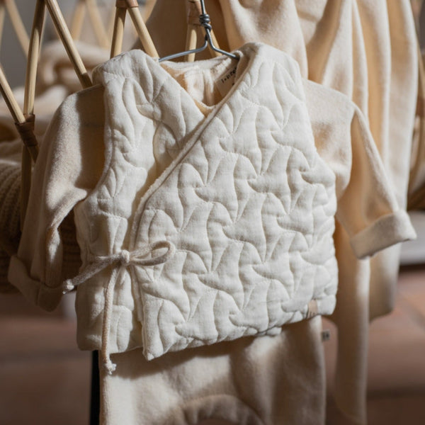 Daphne Quilted Cotton Baby Gilet