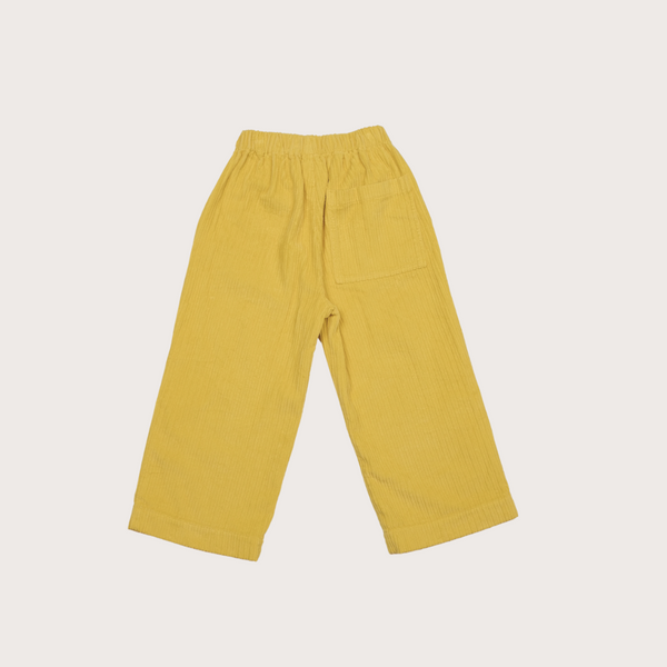 Ever Cotton Corduroy Trousers (Butter Yellow)