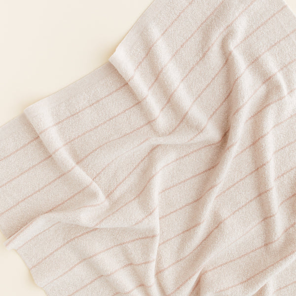 Didi Merino Wool Jersey Knit Baby Blanket (Off White) Hvid Ando