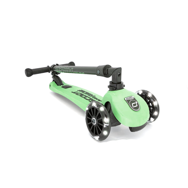 Highway Kick 3 Fold Away Scooter with LED Wheels (Kiwi)