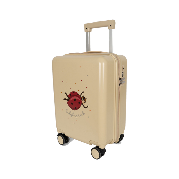 Ladybug Print Travel Suitcase