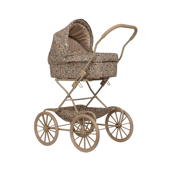 Vintage wicker online dolls pram