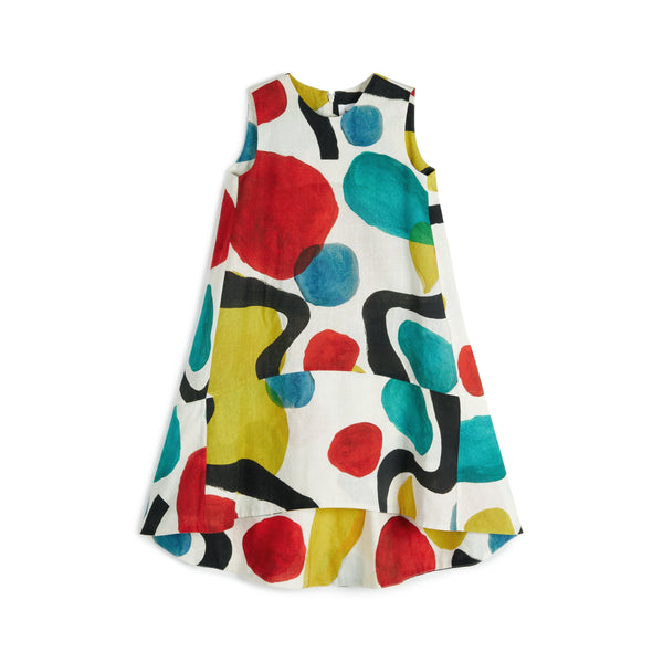 Laura Colour Splash Sleeveless Dress