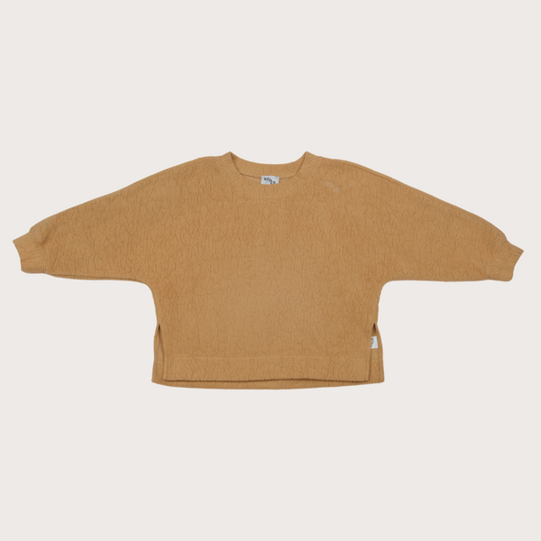 Riverson Cotton Teddy Sweatshirt (Brown)