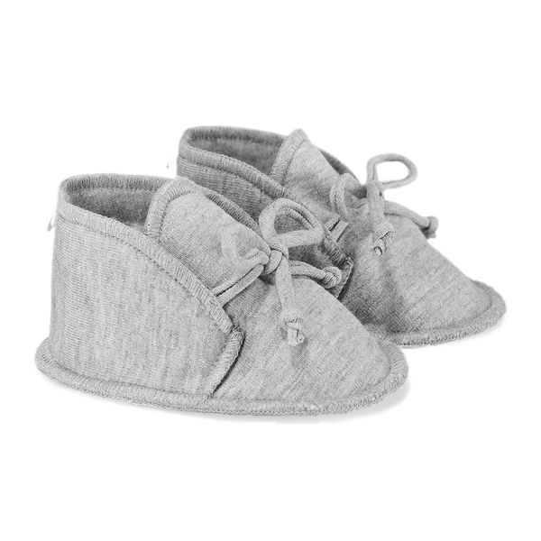 Nile Lace-Up Baby Shoes (Light Grey)