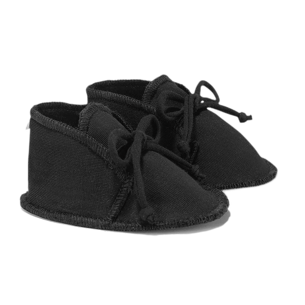 Nile Lace-Up Baby Shoes (Black)