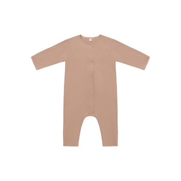 Coyle Organic Cotton Baby Romper (Biscuit)