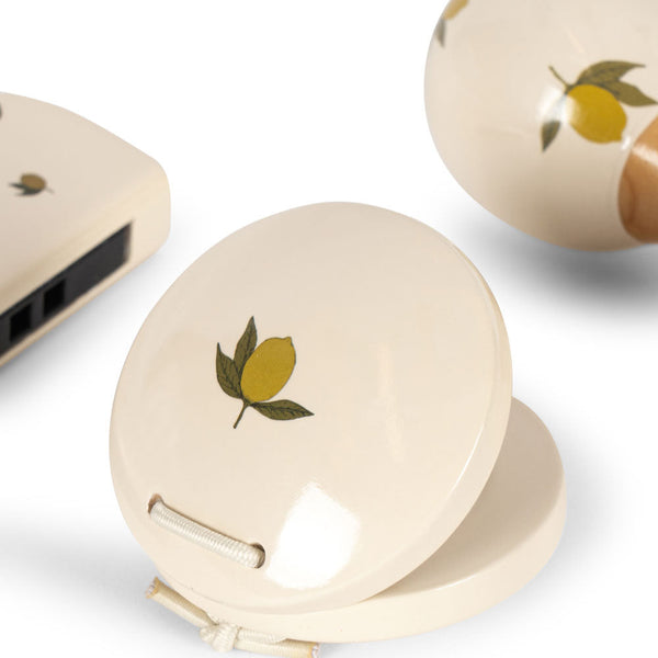 Lemon Print 3 Piece Music Set in a Box