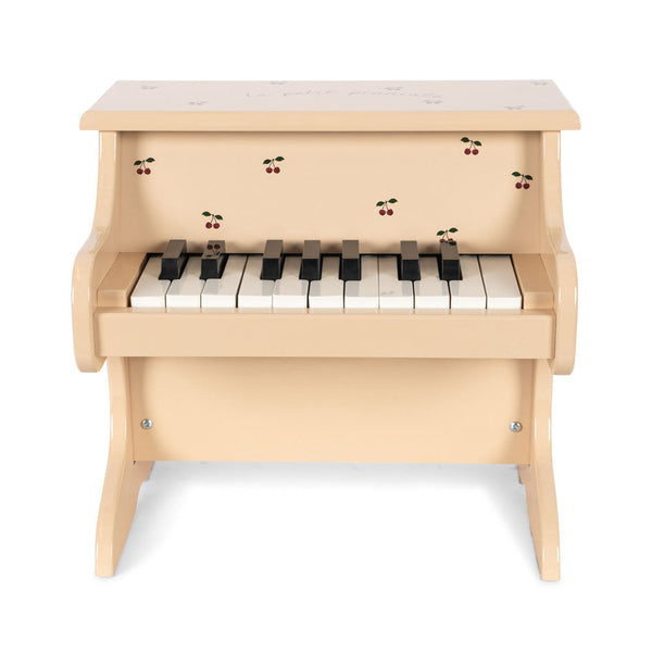 Cherry Print Wooden Toy Piano