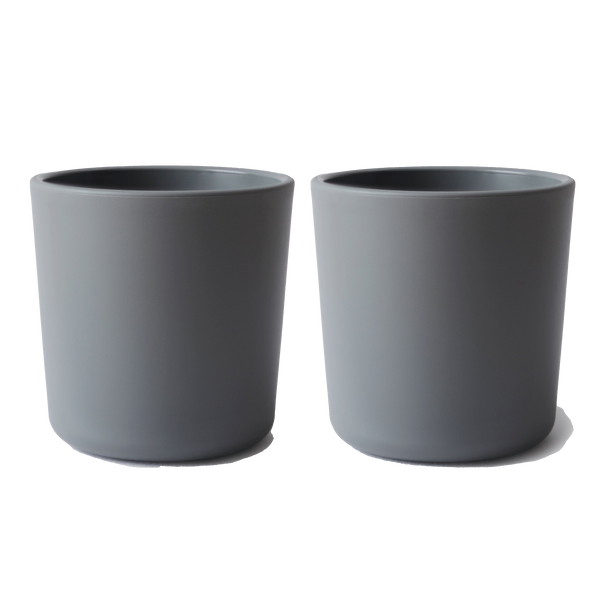 Mushie Cups Set (Smoke Dark Grey)