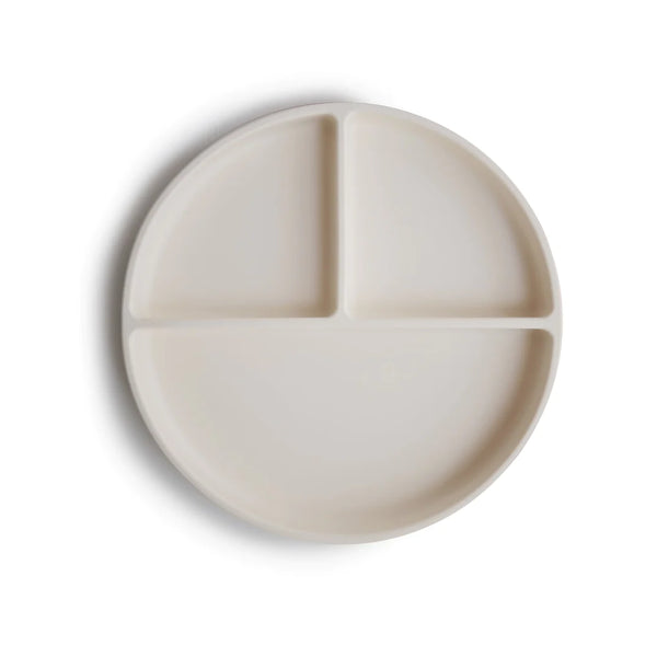 Silicone Suction Partition Plate (Ivory)