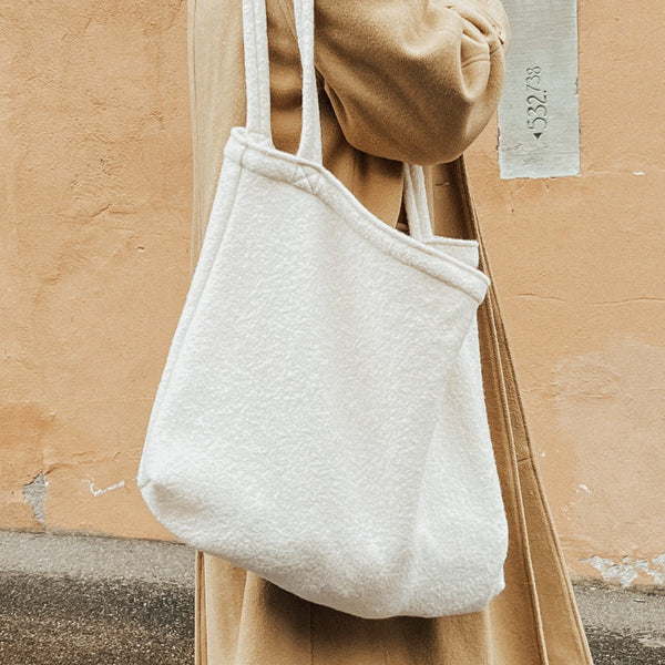 Studio Noos Oversize Mama Woolly Stroller Bag (Off White)