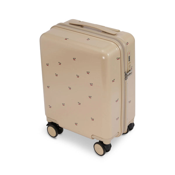Cherry Print Travel Suitcase