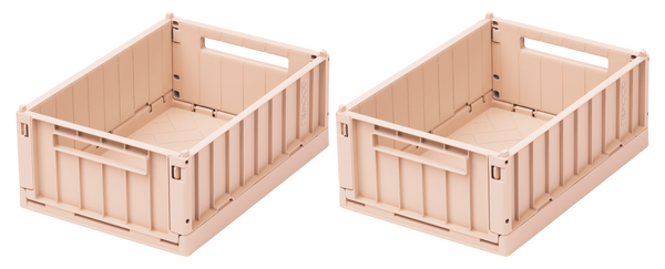 Weston Small Storage Boxes Set of 2 (Rose)