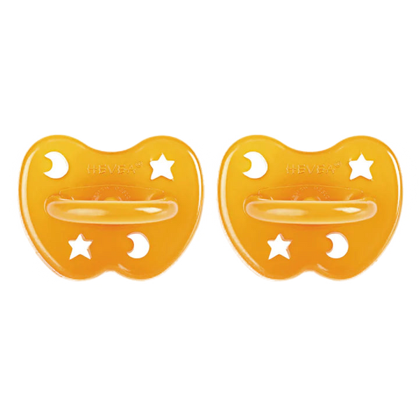 Natural Rubber Orthodontic Pacifier Dummy Set of 2 (Classic)