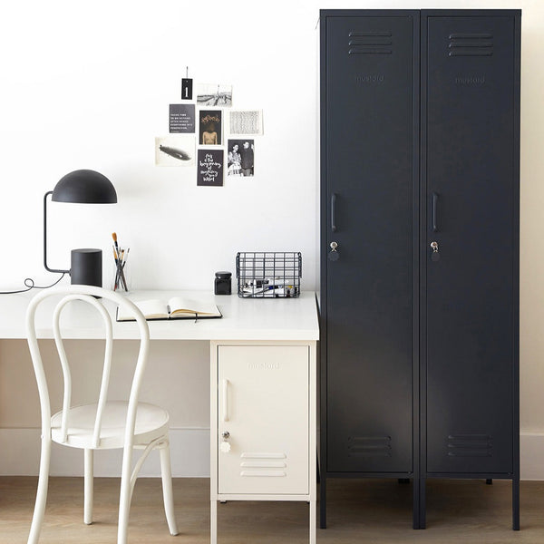 The Skinny Single Door Locker Cabinet (Slate)