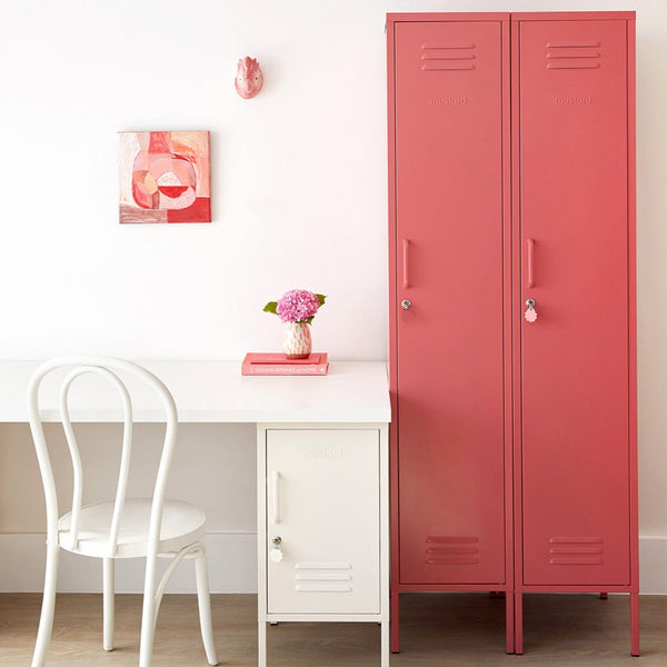 The Skinny Single Door Locker Cabinet (Berry)
