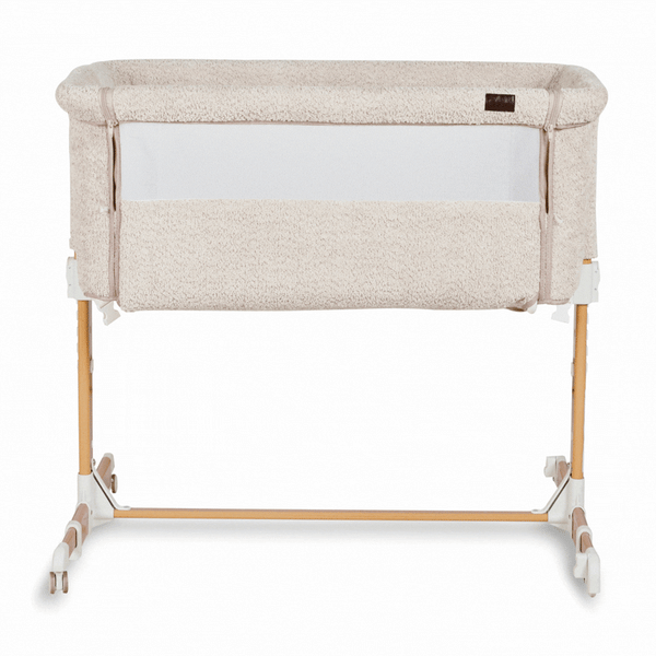 Co-Sleeper Side by Side Baby Crib (Boucle Sheep)