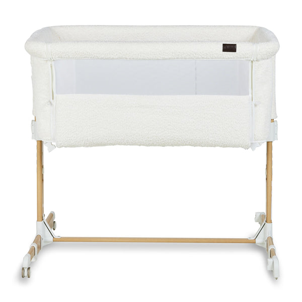 Co-Sleeper Side by Side Baby Crib (Boucle Cream)