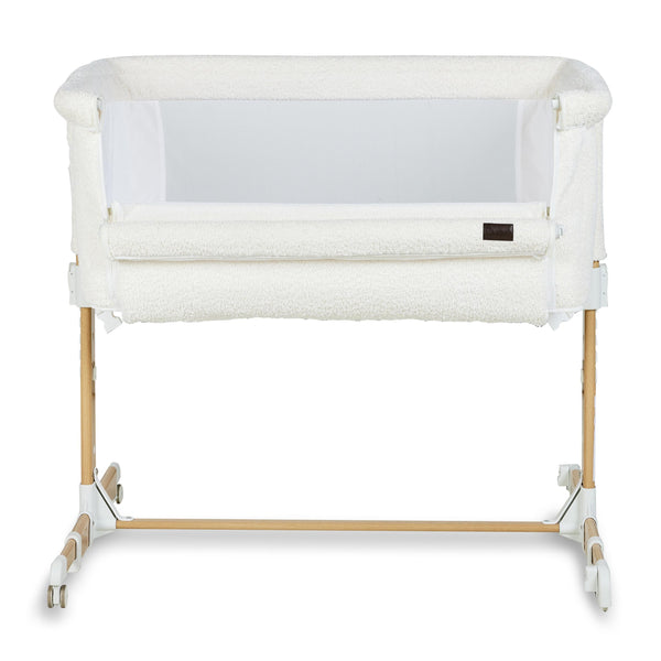Co-Sleeper Side by Side Baby Crib (Boucle Cream)