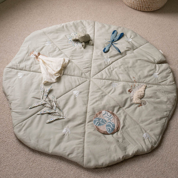 Organic Cotton Sensory Activity Playmat (Riverbank)