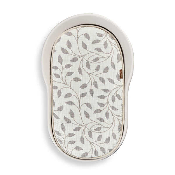 Mamee Cotton Muslin Inlay Cushion for Changing Mat (Leaf)