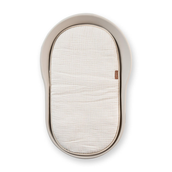 Mamee Cotton Muslin Inlay Cushion for Changing Mat (Clay)