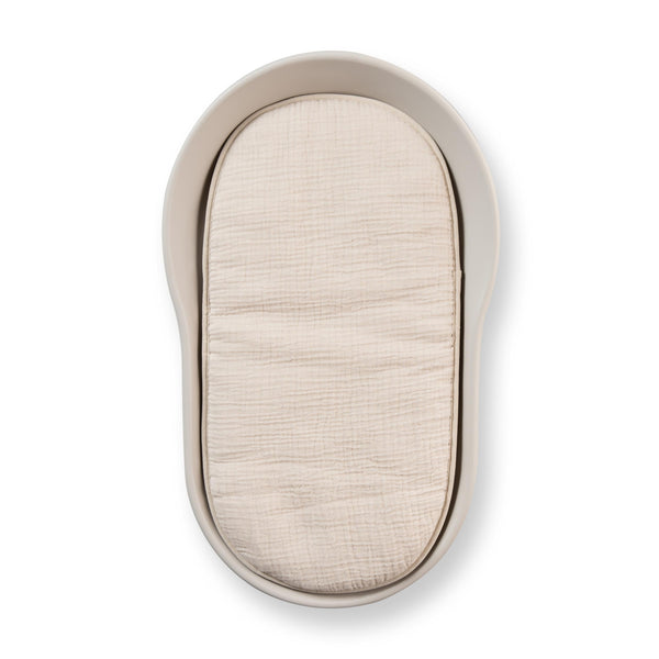 Mamee Cotton Muslin Inlay Cushion for Changing Mat (Clay)