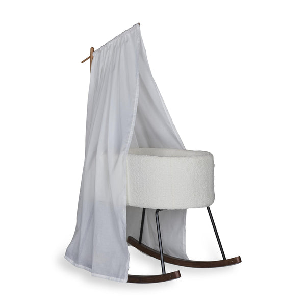 Cotton Blend Veil for Baby Crib (Off-White)