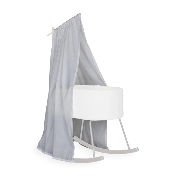 Cotton Blend Veil for Baby Crib (Off-White)