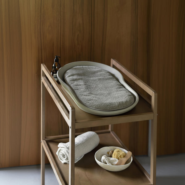 Mamee Terry Inlay Cushion for Changing Mat (Thyme)
