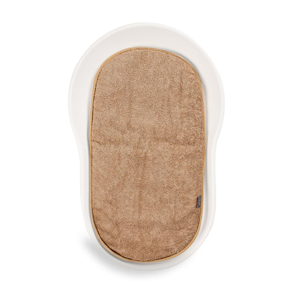 Mamee Terry Inlay Cushion for Changing Mat (Coral)