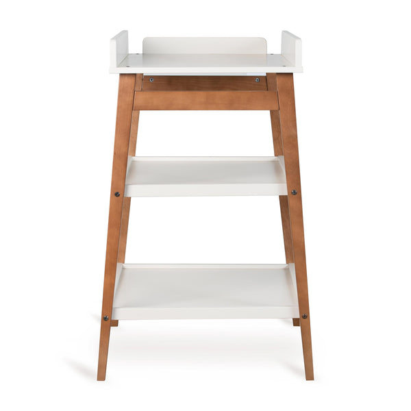 Hip Wooden Changing Table (Clay/Walnut)