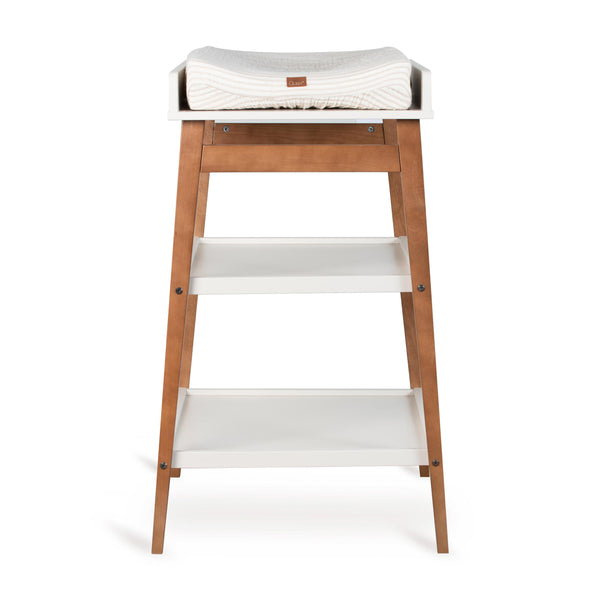 Hip Wooden Changing Table (Clay/Walnut)