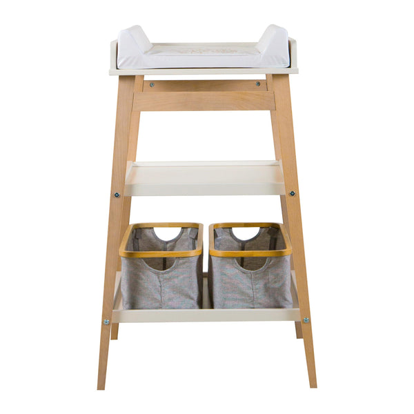 Hip Wooden Changing Table (Clay/Natural)