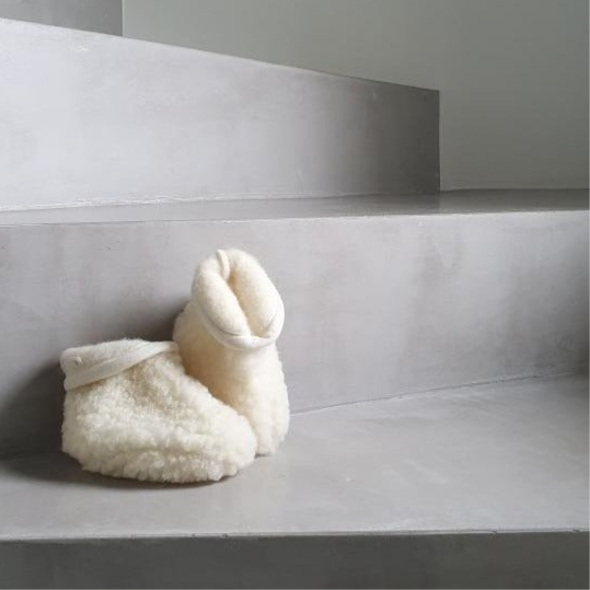Milk Pure Wool Baby Booties
