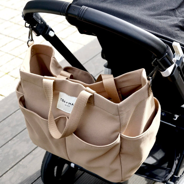 T+M Pocket Changing Bag Tote (Desert)