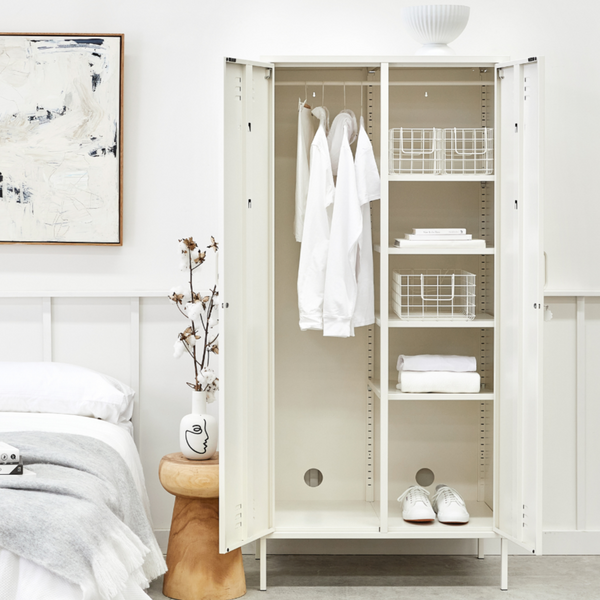 Adult Coated Wire Clip Hangers Set of 5 (Chalk)