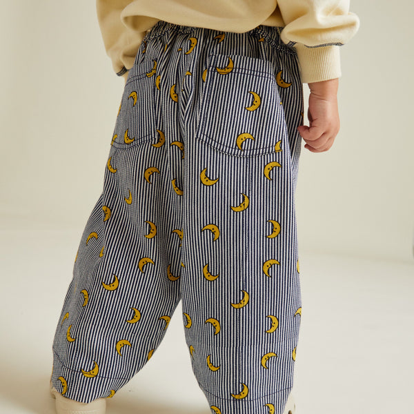 Rex Stripe Moon Print Trouser