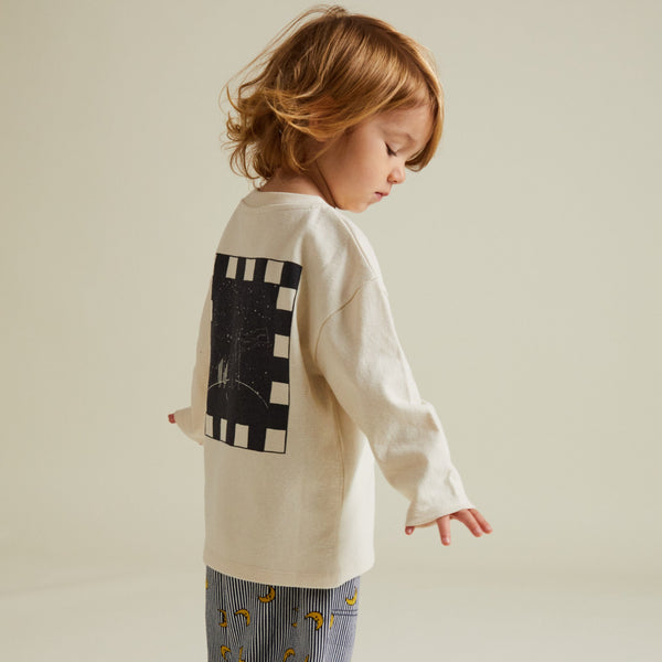 Nova Oat Space Cotton Long Sleeve Tee