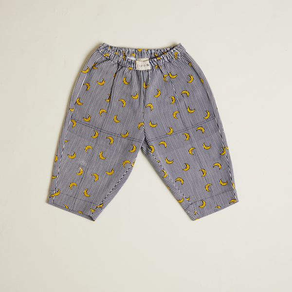 Rex Stripe Moon Print Trouser