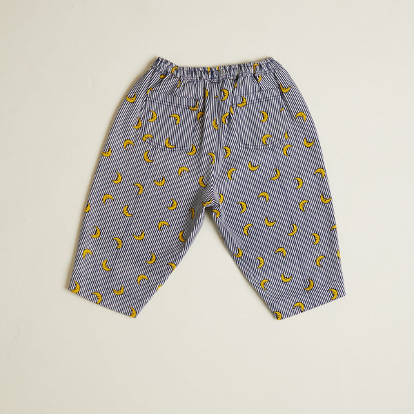 Rex Stripe Moon Print Trouser