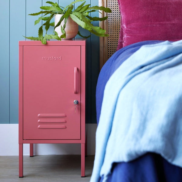 The Shorty Single Door Locker Cabinet (Berry) (Opens to Left)