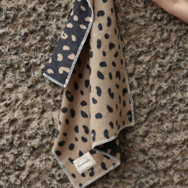 Merino Wool Bini Blanket (Leopard)