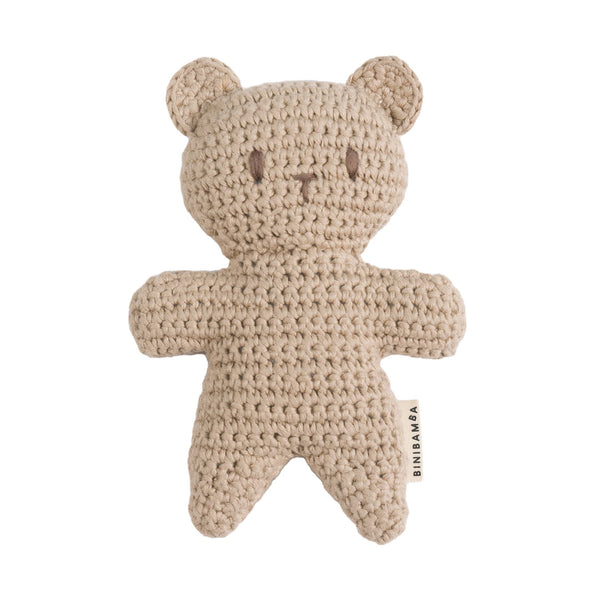 Cotton Crochet Bini Bear (Toast)