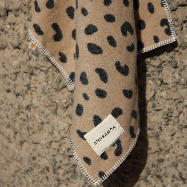 Merino Wool Bini Blanket (Leopard)